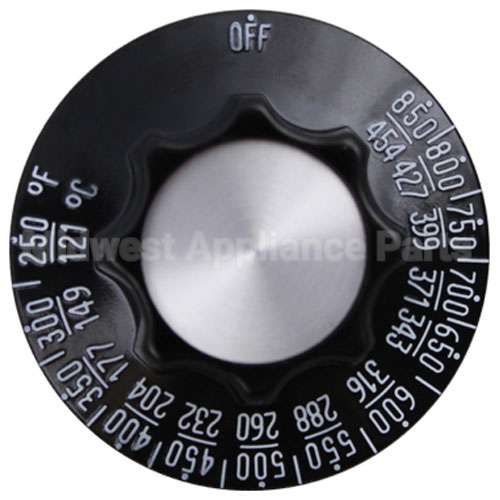 2T-2100094 Compatible Star Dial, T"Stat, 250-850F