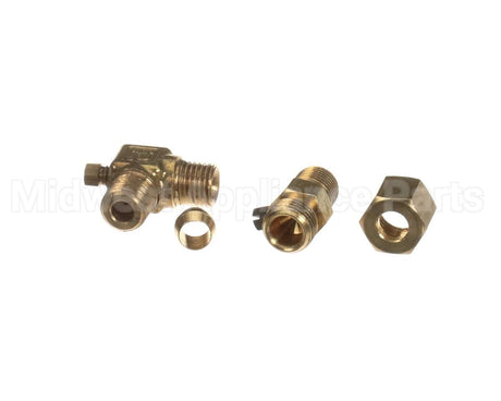 2V-P8901-78 Magikitchn Vlv,Plt Brs .25 Tu X 1/8 Npt