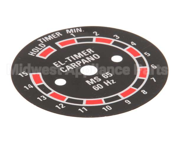 30-190 Varimixer 15 Minute Timer (Metal) Scale Carpano.