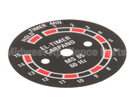 30-190 Varimixer 15 Minute Timer (Metal) Scale Carpano.