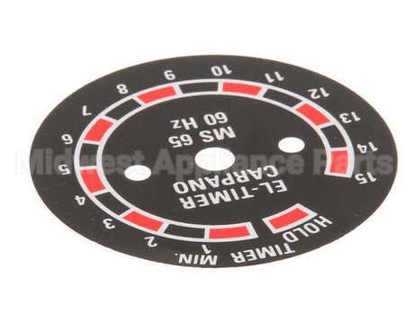 30-190 Varimixer 15 Minute Timer (Metal) Scale Carpano.