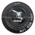 302095 Compatible Metal Masters Knob 2 D, Off-Hi-Med-Lo