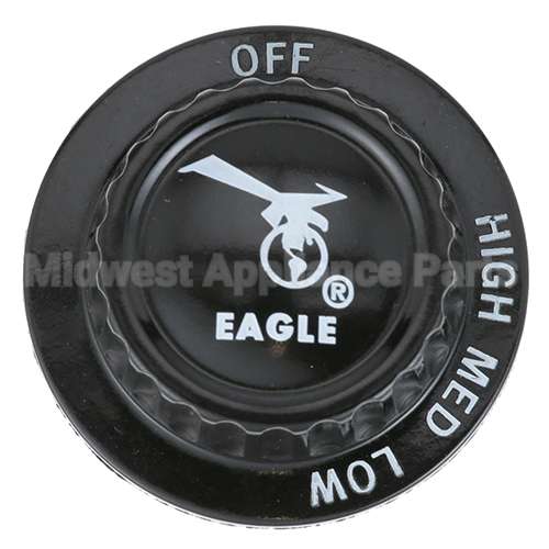 302095 Compatible Metal Masters Knob 2 D, Off-Hi-Med-Lo