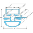30223M0200 Compatible Turbo Air Door Gasket