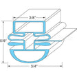 30223P0100 Compatible Turbo Air Door Gasket