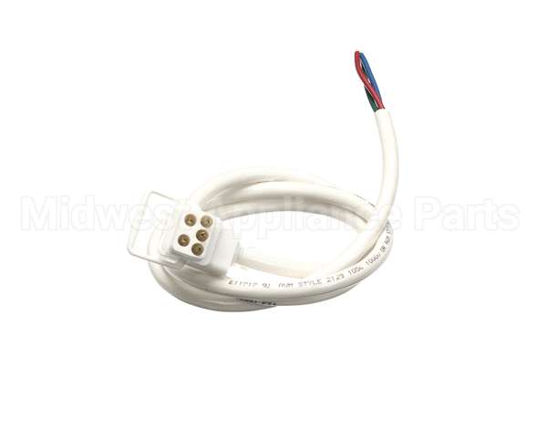 302381 Barker Female Plug White 5 Prong