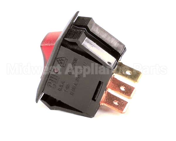 30523EC Cadco Rocker Swtich Red