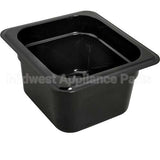3068403 Compatible Carlisle Foodservice Pan, Food, 1/6 Sz, 4"D, Blkpoly