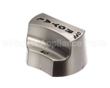 3095 Royal Range Nickel Plate Knob W/Black Letters