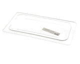 30CWC-135 Cambro Lid, Flat 1/3 Food Pan, Clear