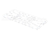 30CWD-135 Cambro Shelf, Drain Food Pan 1/3 Size