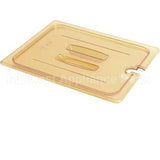 30HPCHN-150 Compatible Cambro Lid Hot 1/3 Notched-150 Amber