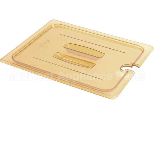 30HPCHN-150 Compatible Cambro Lid Hot 1/3 Notched-150 Amber