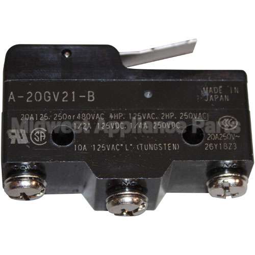 30Z1566 Compatible Merry Chef Microswitch, Short-Lever