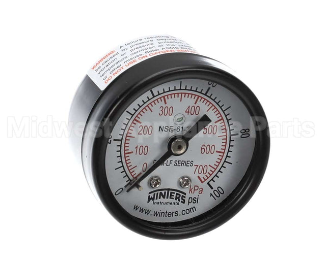 310-00038 Grindmaster Cecilware Pressure Gauge 60 Psi