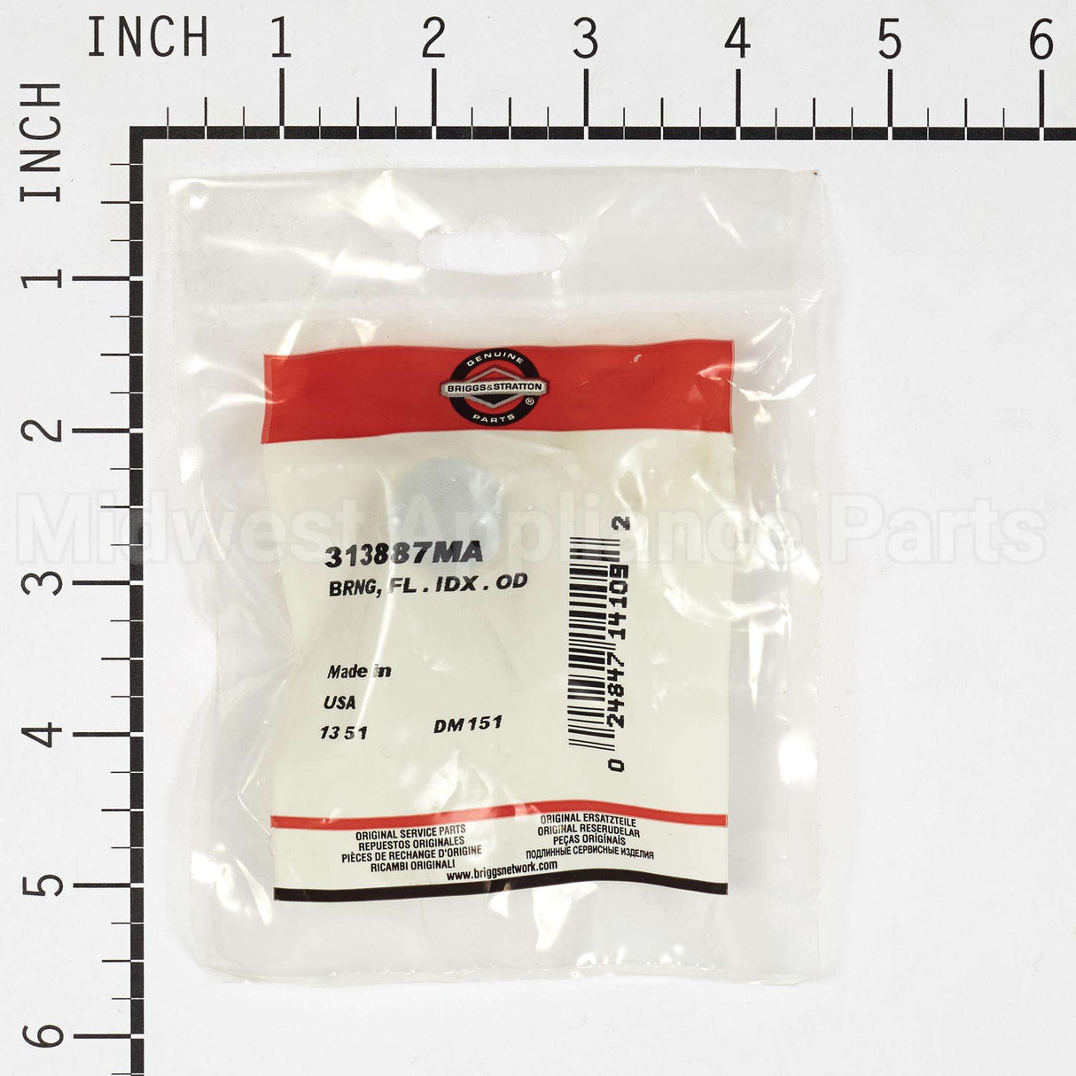 313887MA Briggs & Stratton Brng Fl . Idx . Od