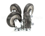 315410 Tri-Star Manufacturing Kit;4 Plate Casters 2/W Brake