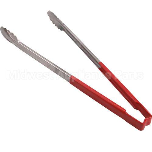 31611 Compatible Edlund Tongs, Scallop, 16", Redhdl