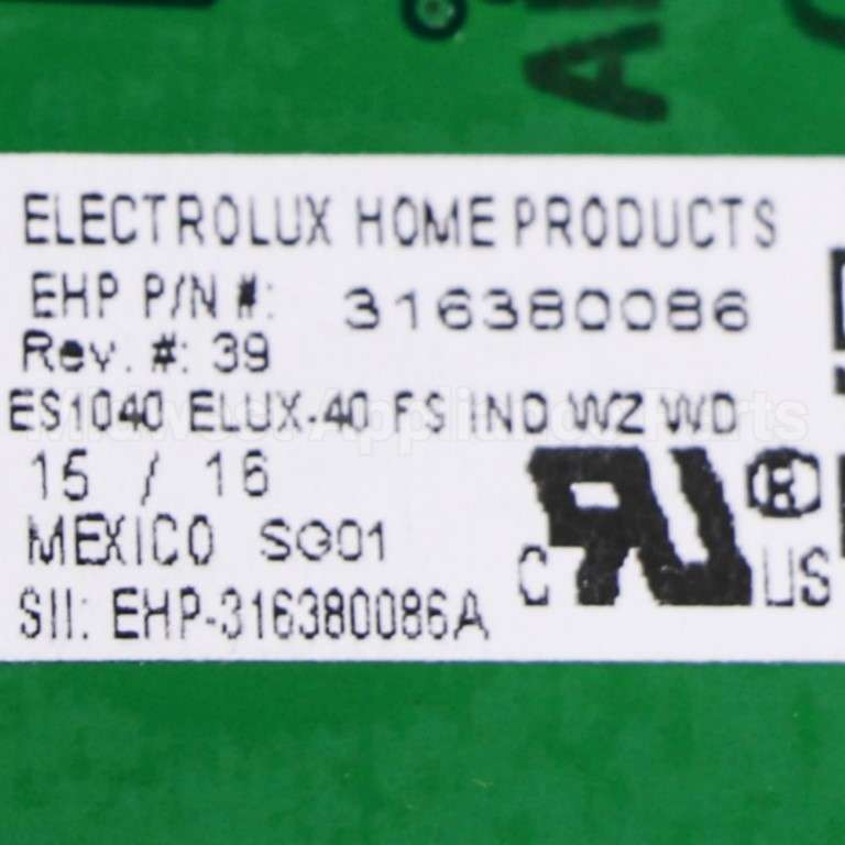 316380086 Frigidaire Control-Electrical