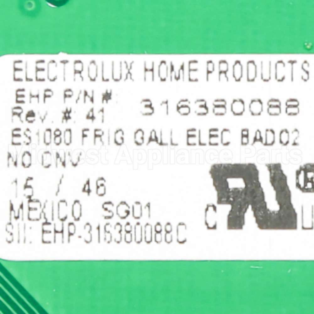 316380088 Frigidaire Control-Electrical