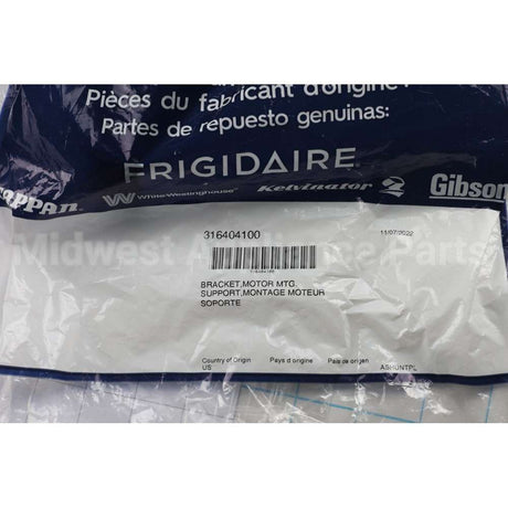 316404100 Frigidaire Bracket
