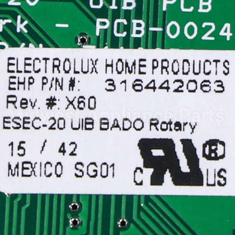 316442063 Frigidaire Board