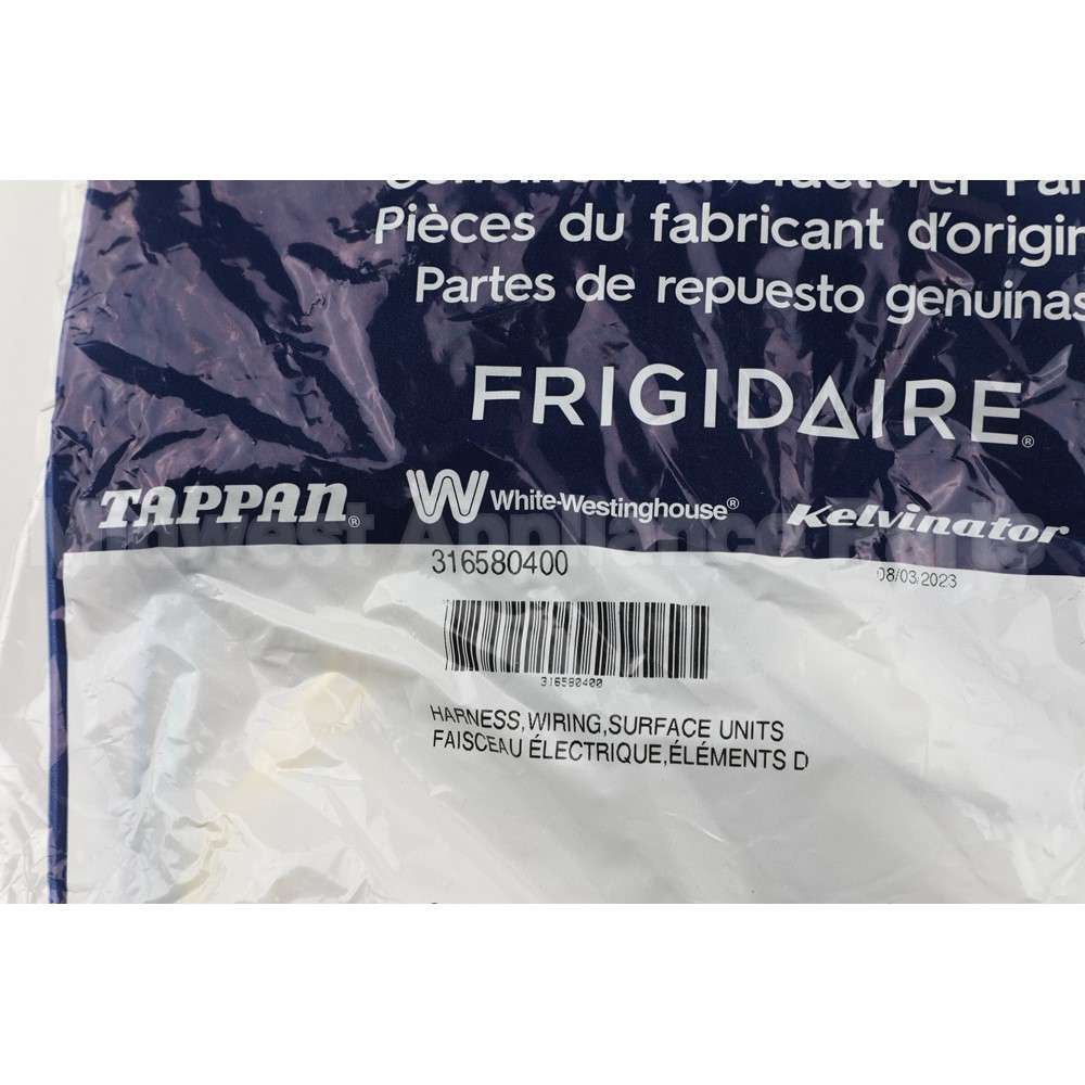 316580400 Frigidaire Harness