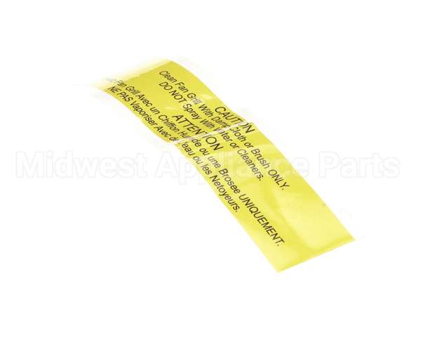31703 Middleby Label,Caution Do Not Spray