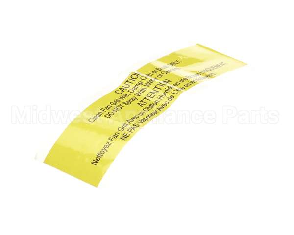 31703 Middleby Label,Caution Do Not Spray
