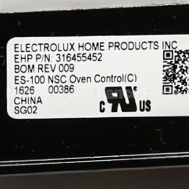 318185330 Frigidaire Control-Electrical