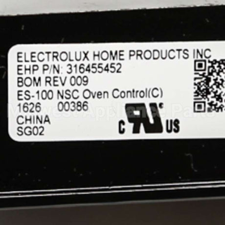 318185330 Frigidaire Control-Electrical