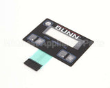 32126.1004 Bunn Kit, Membrane Switch Ultra-2 Black