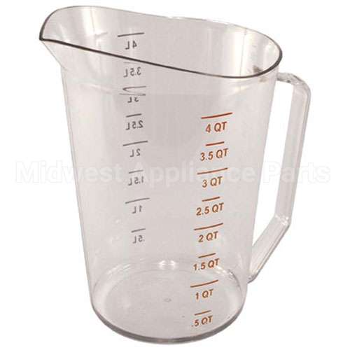 3218 Compatible Rubbermaid 4 Qt Measuring Cup-135 Clear