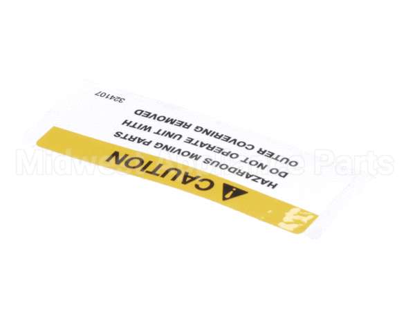 324107 Stoelting Decal Caution Moving Parts
