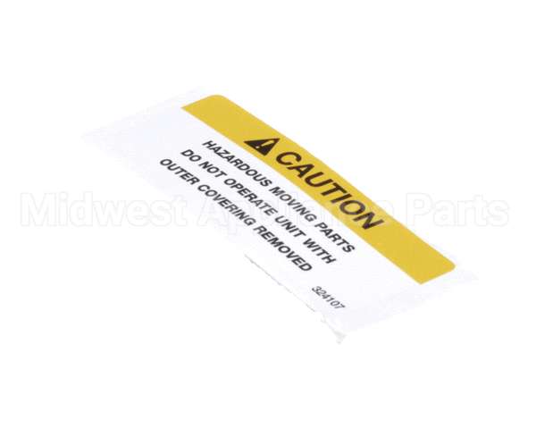 324107 Stoelting Decal Caution Moving Parts