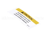 324107 Stoelting Decal Caution Moving Parts