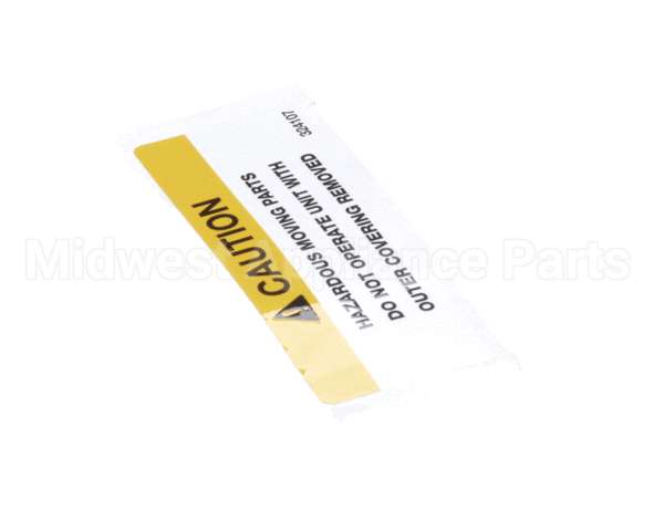 324107 Stoelting Decal Caution Moving Parts