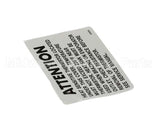 324594 Stoelting Decal Attention Heat Sensitive