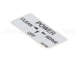 324798 Stoelting Decal; Clean/Off/Serve