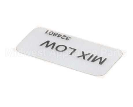 324801 Stoelting Decal; Mix Low