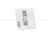 324801 Stoelting Decal; Mix Low
