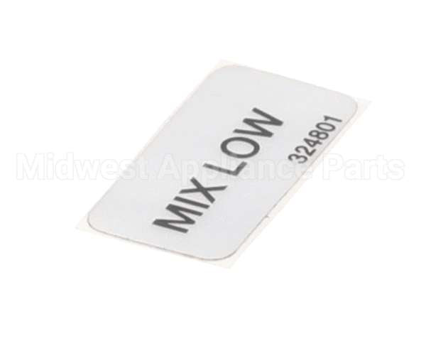 324801 Stoelting Decal; Mix Low