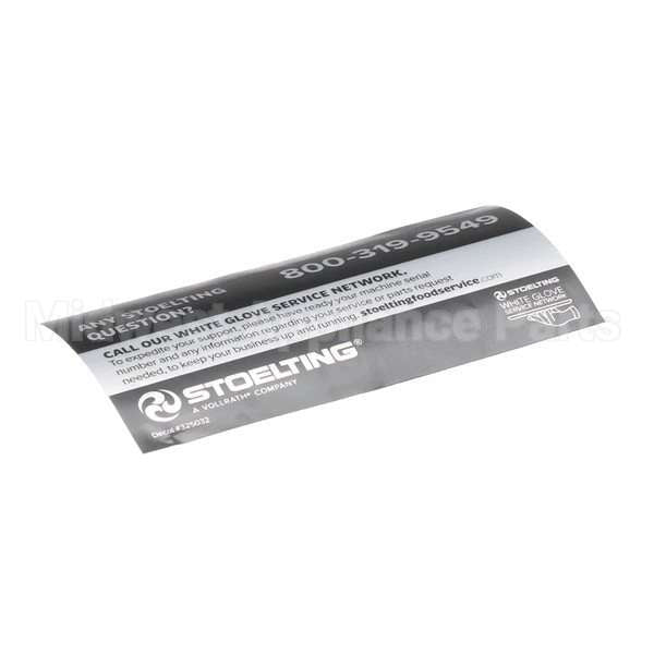 325032 Compatible Stoelting White Glove Service Decal