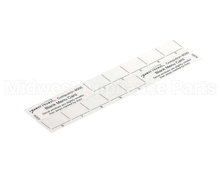 32634 Henny Penny Menu Card-C8000 Blank