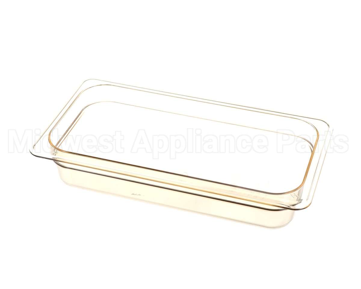 32HP150-H-PAN Cambro Third Sze 4" Dp Hot Pan, Amber