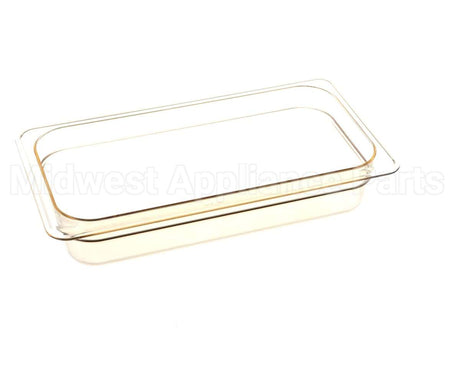 32HP150-H-PAN Cambro Third Sze 4" Dp Hot Pan, Amber