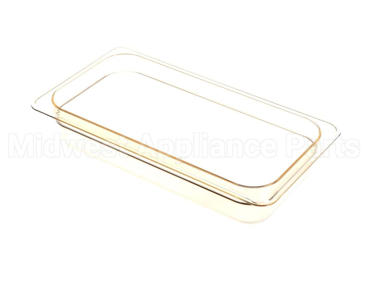 32HP150-H-PAN Cambro Third Sze 4" Dp Hot Pan, Amber