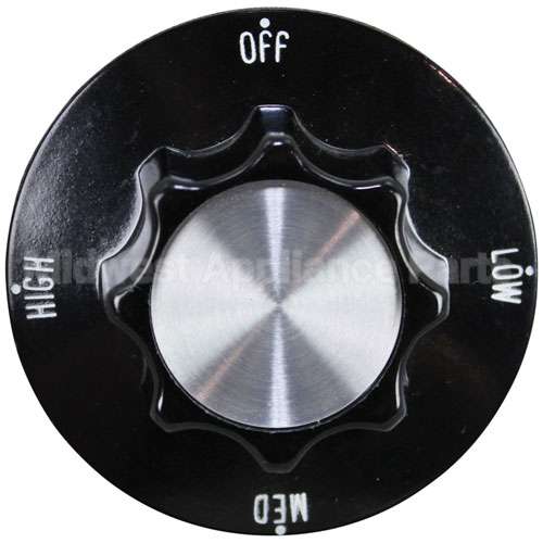 33432 Compatible Middleby Dial 2-1/4 D, Off-Lo-Med-Hi