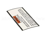 33448 Henny Penny Label-Drain Pan Warning