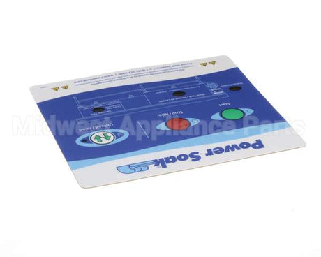 33507 Power Soak Systems Overlay - Control Panel Ps-225